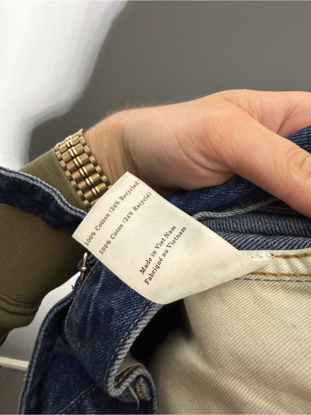 Everlane The Cinched Back Utility Jean Size 25 - Picture 6 of 6